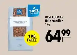 Citti BASE CULINAR Hele mandler, DKK 64.99 tilbud