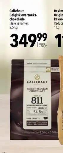 Citti Callebaut Belgisk overtrækschokolade, DKK 349.99 tilbud