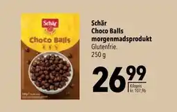 Citti Schär Choco Balls morgenmadsprodukt, DKK 26.99 tilbud