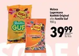 Citti Malaco Lagermann Konfekt Original eller Familie Guf, DKK 39.99 tilbud