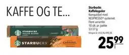 Citti Starbucks Kaffekapsler, DKK 25.99 tilbud