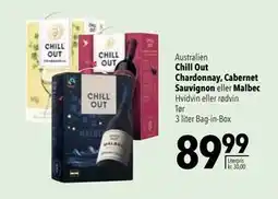 Citti Chill Out Chardonnay, Cabernet Sauvignon eller Malbec, DKK 89.99 tilbud