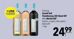 Citti Grand Sud Chardonnay IGP, Rosé IGP eller Merlot IGP., DKK 24.99 tilbud