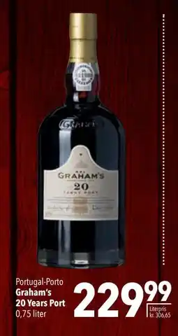 Citti Graham’s 20 Years Port, DKK 229.99 tilbud
