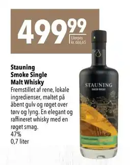 Citti Stauning Smoke Single Malt Whisky, DKK 499.99 tilbud