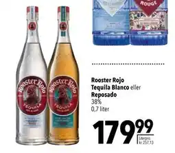 Citti Rooster Rojo Tequila Blanco eller Reposado, DKK 179.99 tilbud