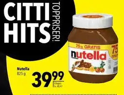 Citti Nutella, DKK 39.99 tilbud