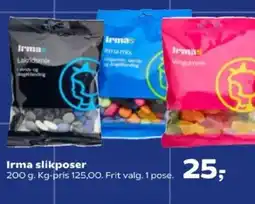 SuperBrugsen Irma slikposer tilbud