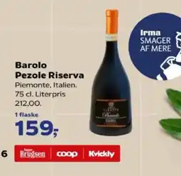 SuperBrugsen Barolo Pezole Riserva tilbud