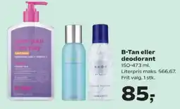SuperBrugsen B-Tan eller deodorant tilbud