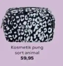 SuperBrugsen Kosmetik pung sort animal tilbud