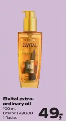 SuperBrugsen Elvital extra- ordinary oil tilbud