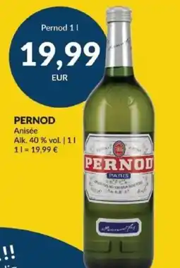 Nielsen's Discount PERNOD Anisée tilbud