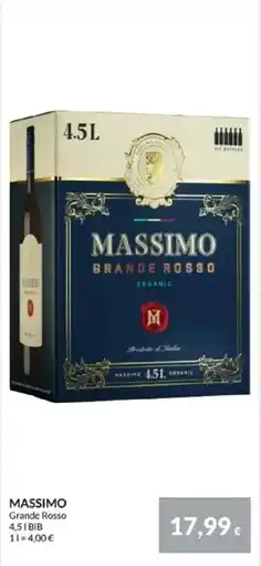 Nielsen's Discount MASSIMO Grande Rosso tilbud