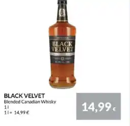 Nielsen's Discount BLACK VELVET Blended Canadian Whisky tilbud