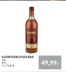 Nielsen's Discount GLENFIDDICH SOLERA 15y tilbud