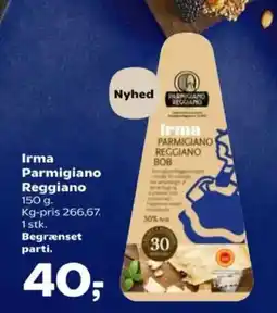 Kvickly Irma Parmigiano Reggiano tilbud