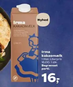 Kvickly Irma kakaomælk tilbud