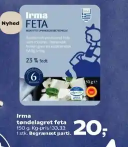 Kvickly Irma tøndelagret feta tilbud