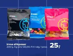Kvickly Irma slikposer tilbud