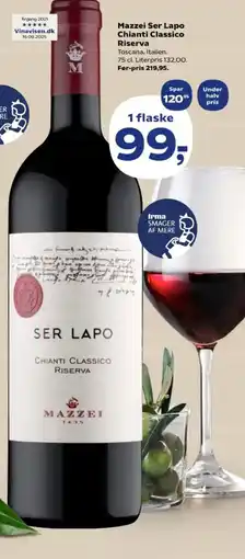 Kvickly Mazzei Ser Lapo Chianti Classico Riserva tilbud