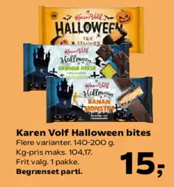 SuperBrugsen Karen Volf Halloween bites tilbud