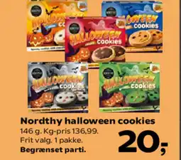 SuperBrugsen Nordthy halloween cookies tilbud