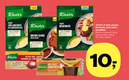 SuperBrugsen Knorr 3-pak sauce, fond du chef eller bouillon tilbud