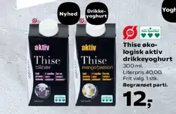 SuperBrugsen Thise økologisk aktiv drikkeyoghurt tilbud
