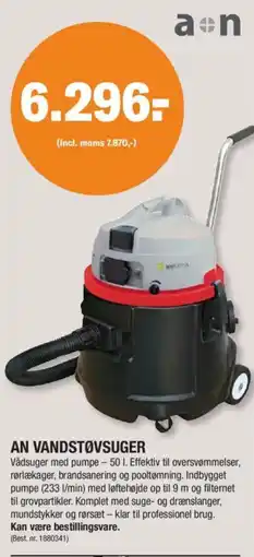 Stark An vandstøvsuger tilbud