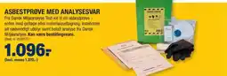Stark Asbestprøve med analysesvar tilbud