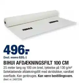 Stark Bihui afdækningsfilt 100 cm tilbud