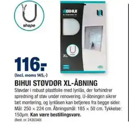 Stark BIHUI støvdør xl-åbning tilbud