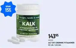 Matas Alt dfi grønne vitaminer tilbud