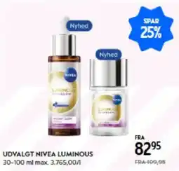 Matas NIVEA Udvalgt luminous tilbud