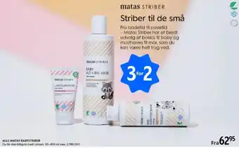 Matas Alle matas babystriber tilbud