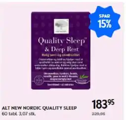Matas Alt new nordic quality sleep tilbud