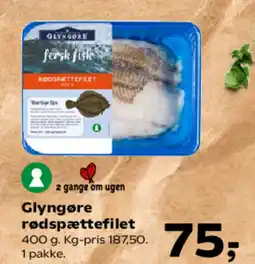 SuperBrugsen Glyngøre rødspættefilet tilbud
