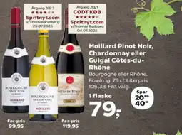 SuperBrugsen Moillard Pinot Noir, Chardonnay eller Guigal Côtes-du- Rhône tilbud