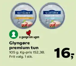 SuperBrugsen Glyngøre premium tun tilbud