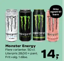 SuperBrugsen Monster Energy tilbud
