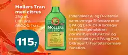 SuperBrugsen Møllers Tran med citrus tilbud