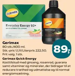 SuperBrugsen GERIMAX tilbud