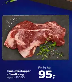 SuperBrugsen Irma nyretapper af kødkvæg tilbud