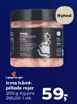 SuperBrugsen Irma hånd- pillede rejer tilbud