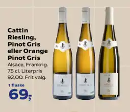 SuperBrugsen Cattin Riesling, Pinot Gris eller Orange Pinot Gris tilbud
