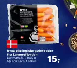 SuperBrugsen Irma økologiske gulerødder tilbud