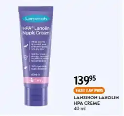 Matas Lansinoh lanolin HPA creme tilbud