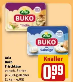 REWE DE Arla Buko Frischkäse tilbud