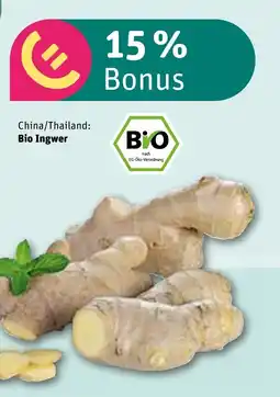 REWE DE China/Thailand: Bio Ingwer tilbud